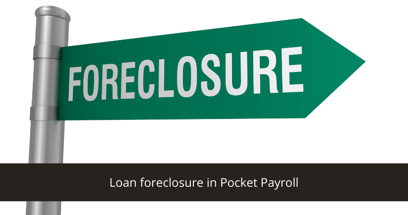 Loan foreclosure