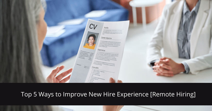 New Hire Experience