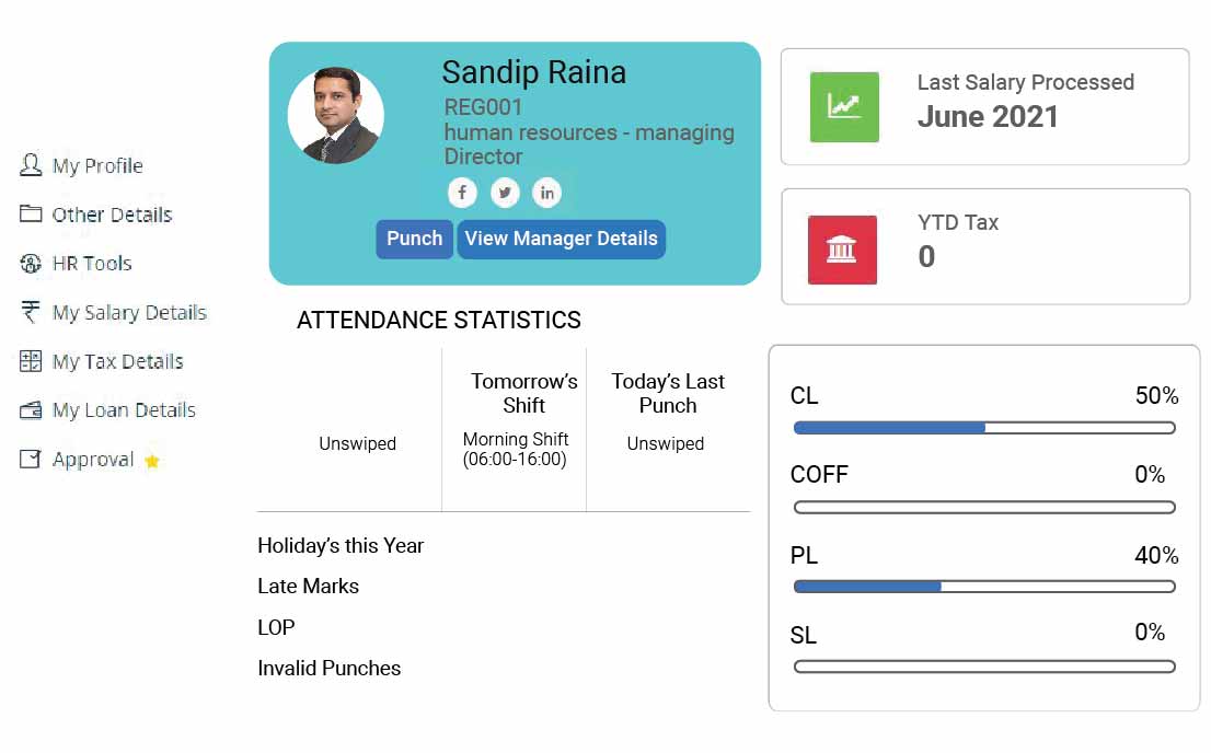 Employee Self-Service Portal