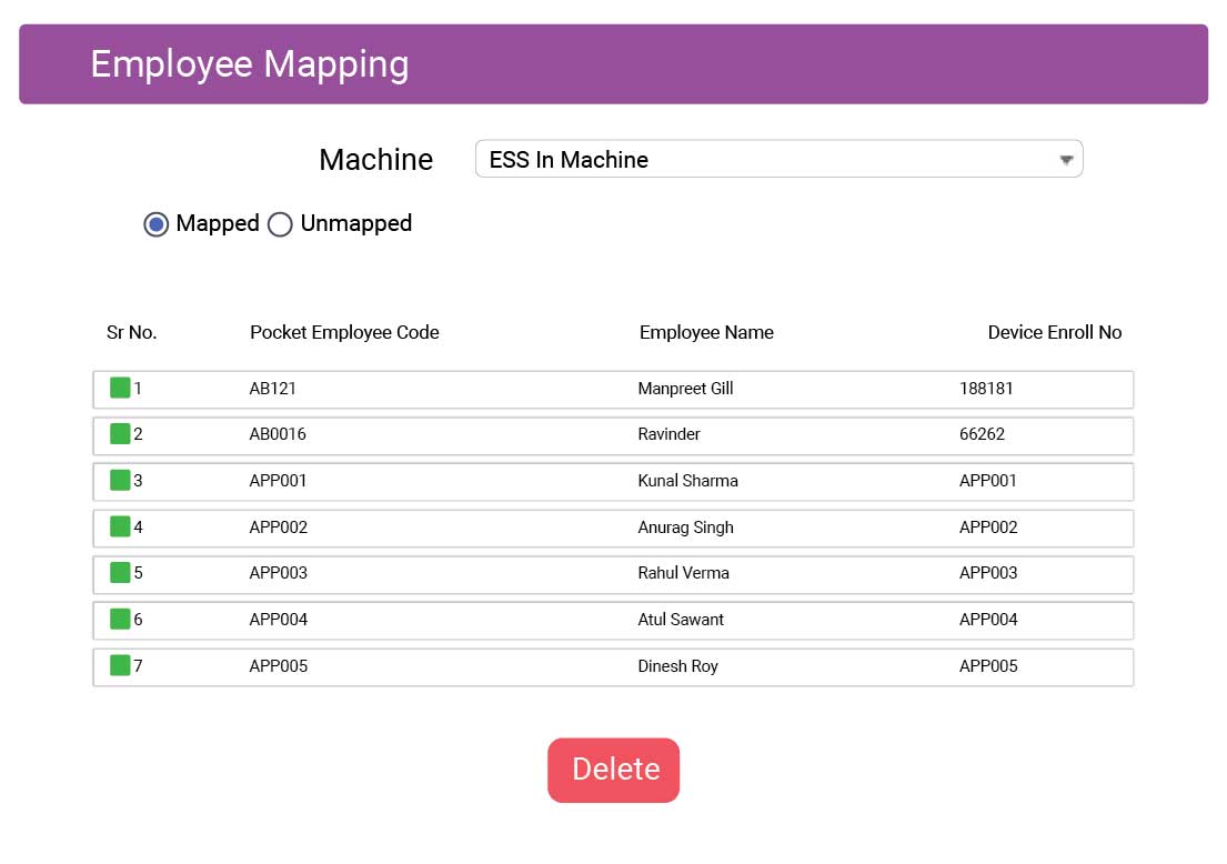 Real time Attendance Management