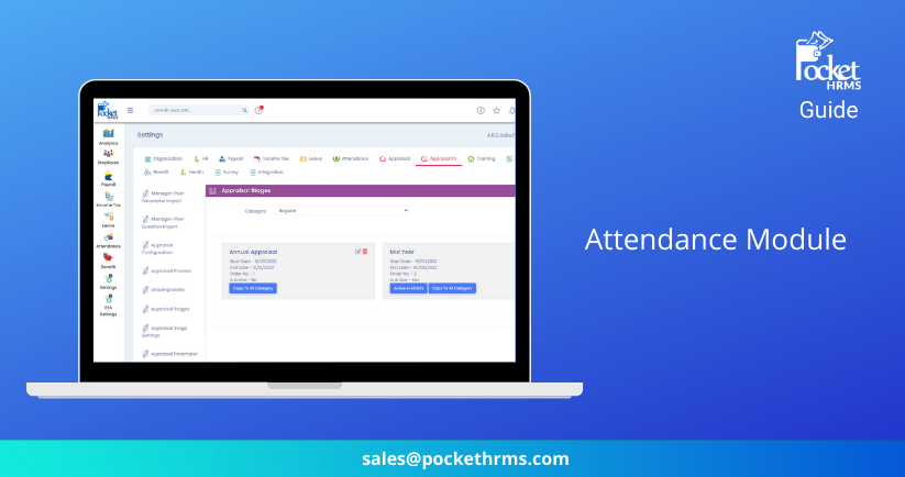 Pocket HRMS Guide - Attendance Module