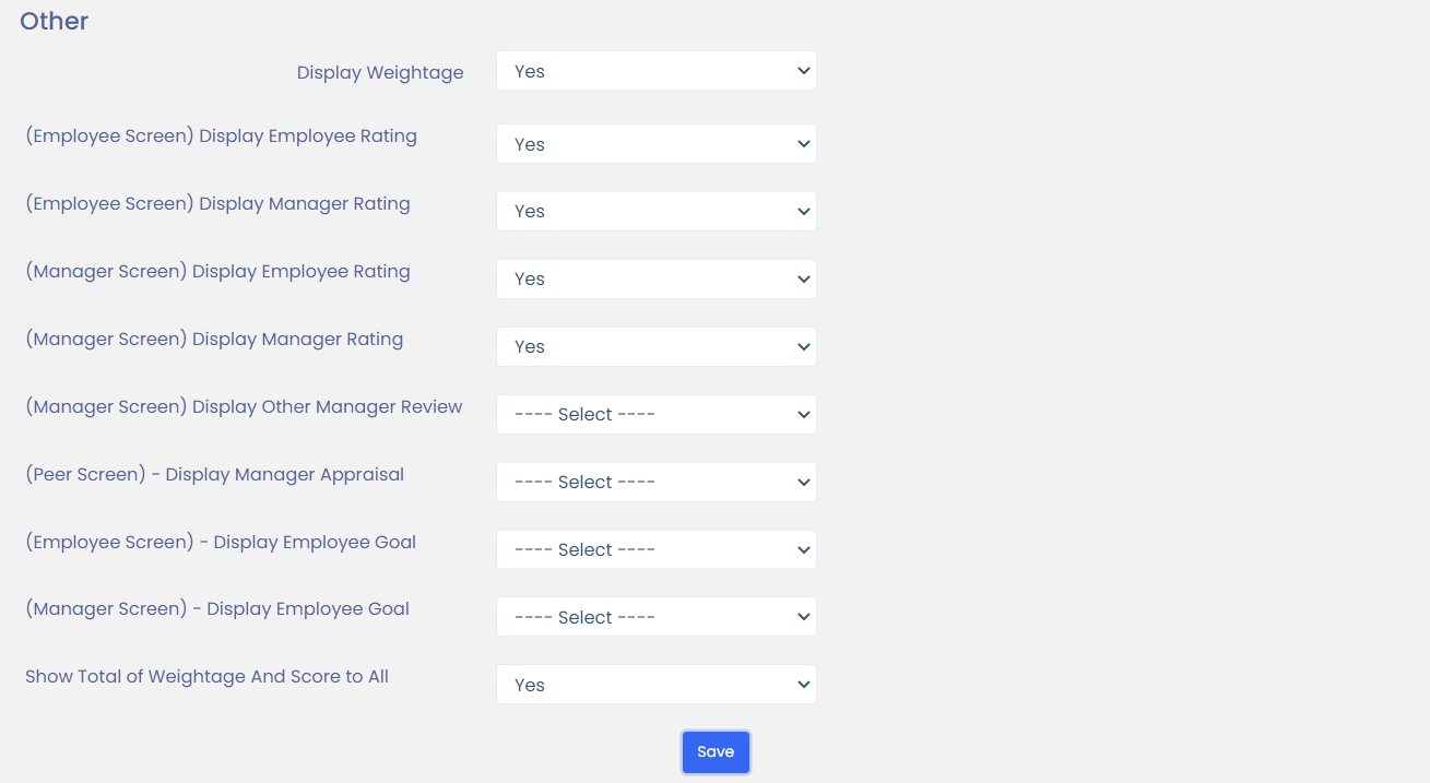 Appraisal Total Ratings