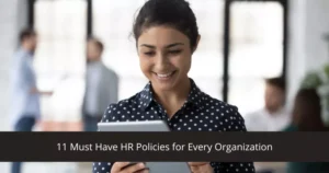 HR Policies for Every Organization in India