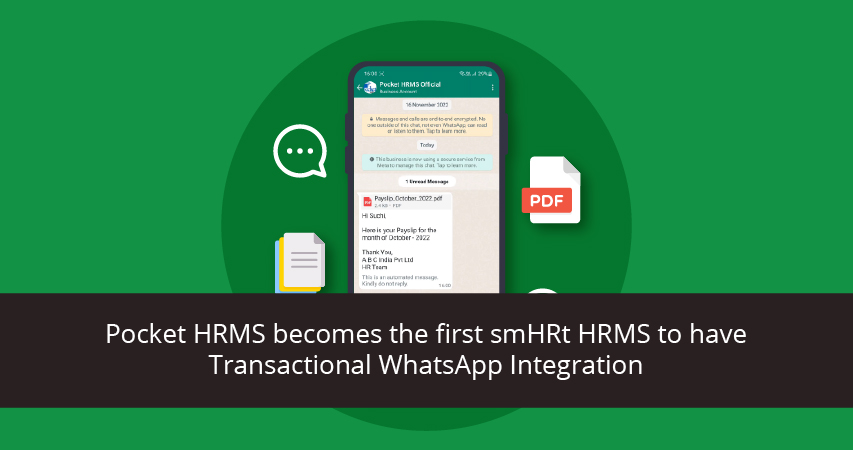 Pocket HRMS WhatsApp Integration