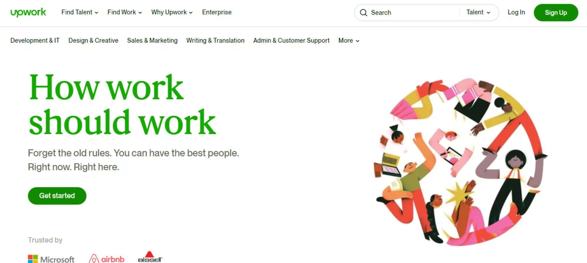 Upwork Job Portal Image