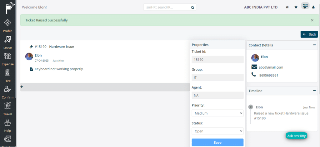 Pocket HRMS updates April 2023.6