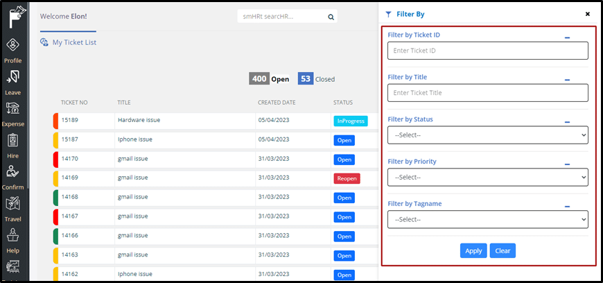 Pocket HRMS updates April 2023.8