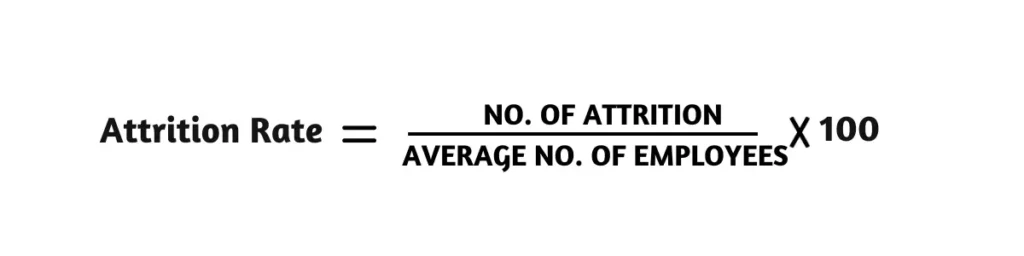 Attrition Rate Formula