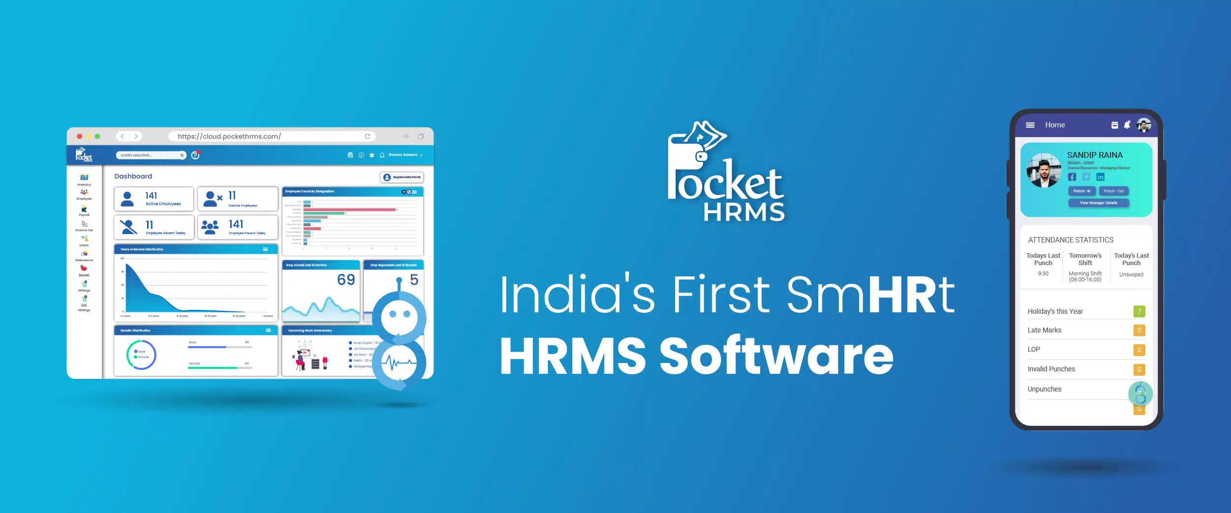 India's First Smart HRMS Software