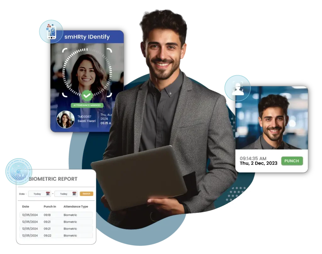 Biometric attendance system banner