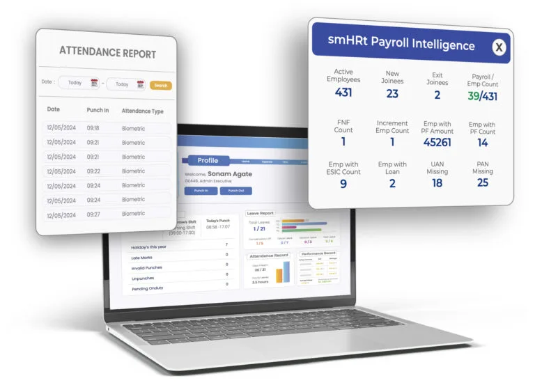 Payroll dashboard