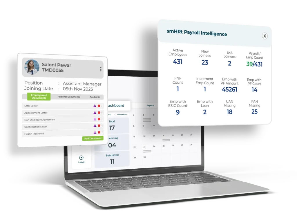smHRt payroll dashboard
