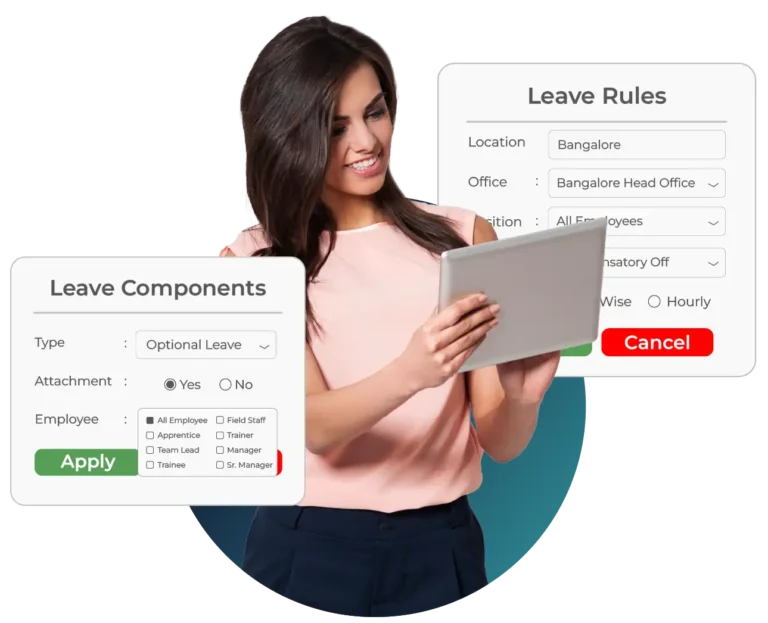 Online leave management system
