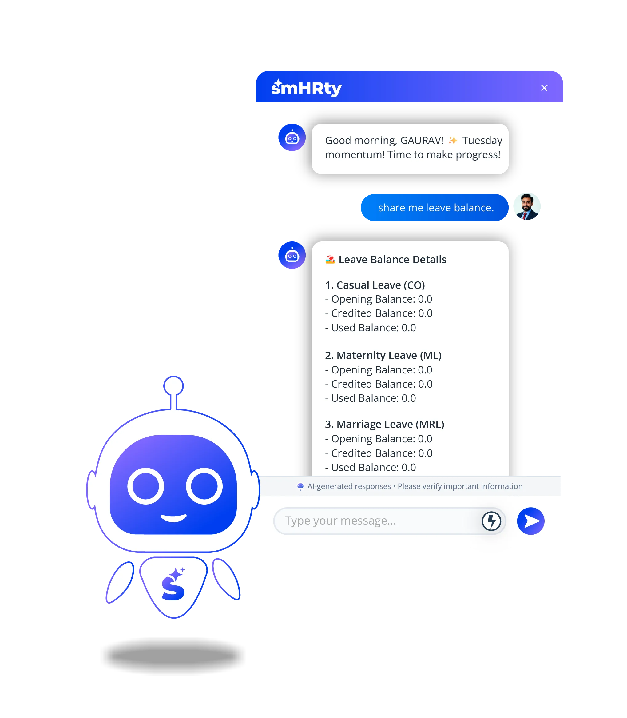 smHRty chatbot