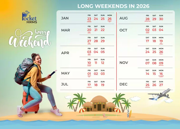 Long weekends in 2026 