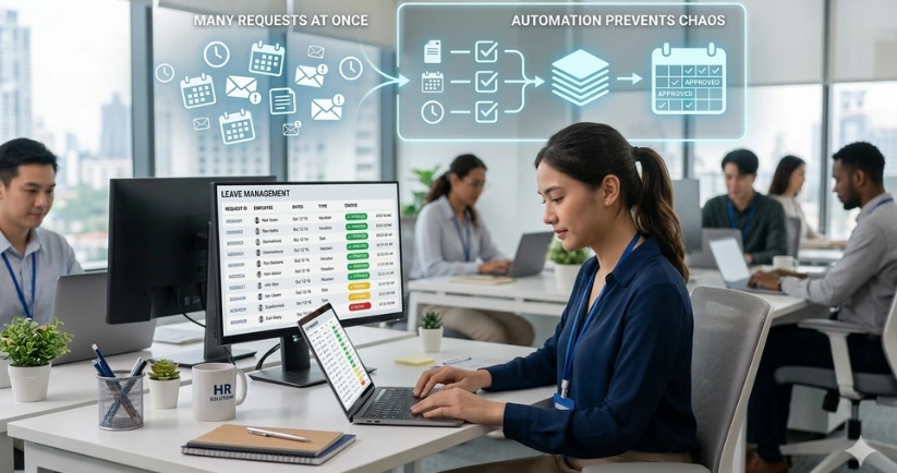 Too many leave requests at once automation can prevent the chaos