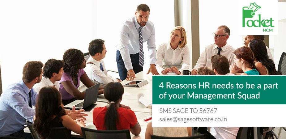 4 Reasons HR needs to be a part of your Management Squad