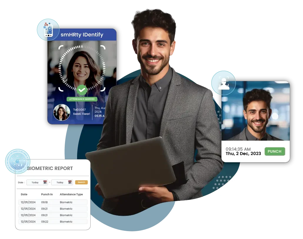 Biometric attendance system banner