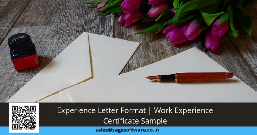Experience Letter Format | Work Experience Certificate Sample