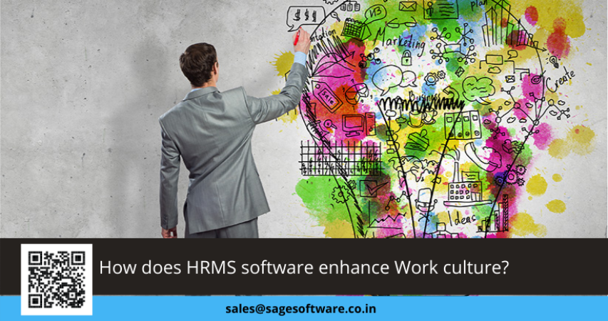 How does HRMS software enhance Work culture?