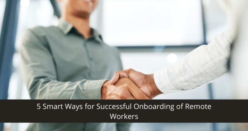 Onboarding of Remote Workers
