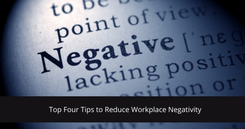 Reduce Workplace Negativity
