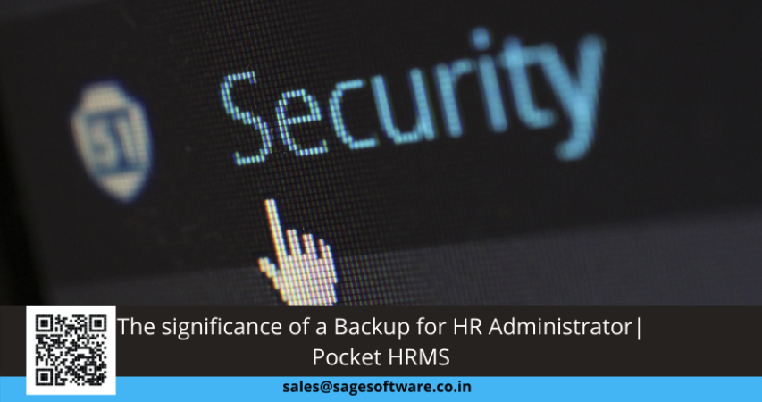 The significance of a Backup for HR Administrator | Pocket HRMS